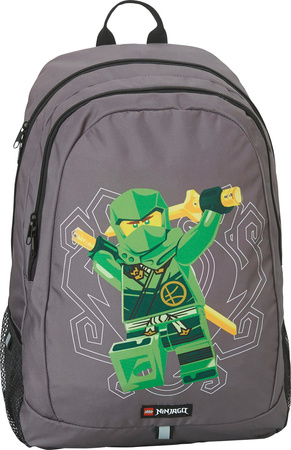 Školní batoh LEGO Ninjago 25 l – šedý