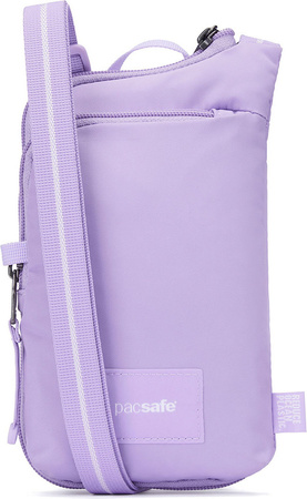 Bezpečnostní crossbody taška Pacsafe Go Tech Levandulová