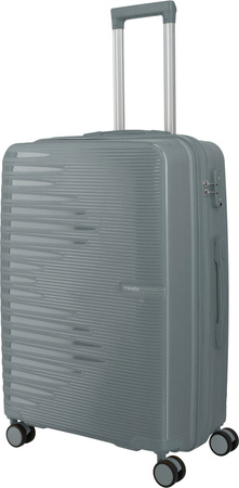 Střední skořepinový kufr Travelite Pacific 67 cm Anthracite