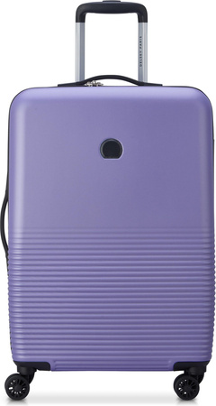 Střední tvrdý kufr Delsey Marina 66 cm – levandulový