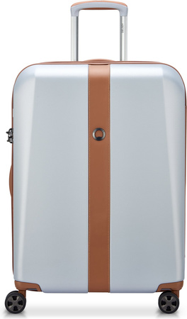 Střední kufr na kolečkách Delsey Promenade Hard 2.0 66 cm – stříbrný
