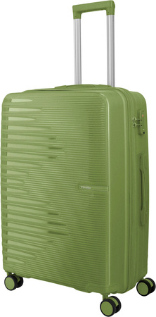 Střední skořepinový kufr Travelite Pacific 67 cm Yellow