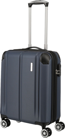 Kabinový kufr Travelite City 4K 55 cm – tmavě modrý