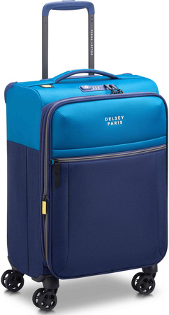 Kabinový kufr Delsey Brochant 3 55 cm – modrý