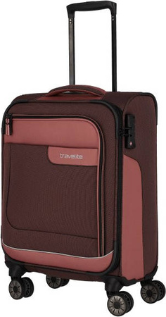 Kabinový kufr Travelite Viia 55 cm Růžový