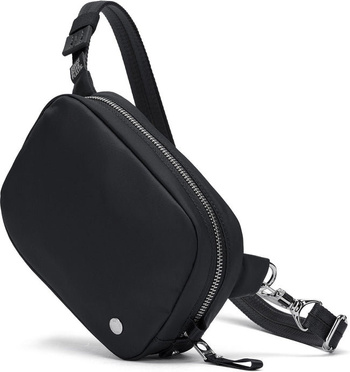 Dámská kabelka / ledvinka proti krádeži 2v1 Pacsafe W 2L Black