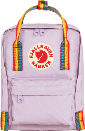 Městský batoh Fjallraven Kanken Rainbow Mini – Pastel Lavender / Rainbow Pattern