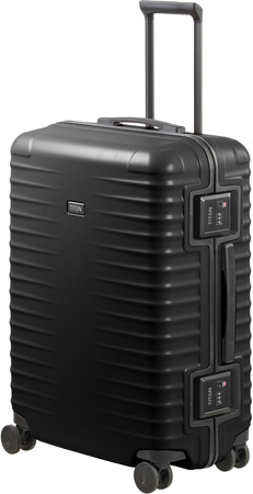 Střední kufr Titan Overseas 69 cm Nightshade Black