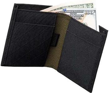Denní peněženka Alpaka ARK Bifold Cash Wallet Axogrid - Black
