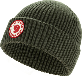 Zimní čepice Fjallraven 1960 Lite Logo - Deep green