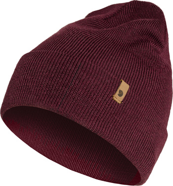 Vlněná čepice Fjallraven Classic Knit Hat - dark garnet