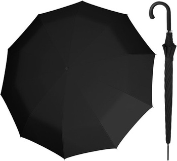 Dlouhý automatický slunečník Carbonsteel Doppler Black