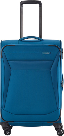 Střední rozšiřitelný kufr Travelite Chios 67 cm modrý