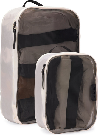 Dva cestovní organizéry Thule Packing Cube Set – bílé