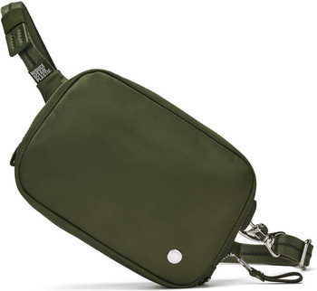 Dámská kabelka / ledvinka proti krádeži 2v1 Pacsafe W 2L Olive