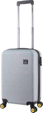 Kabinový kufr National Geographic Abroad 54 cm stříbrný