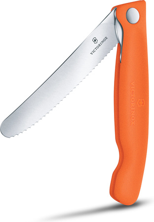Skládací kuchyňský nůž Swiss Classic Victorinox Oranžový
