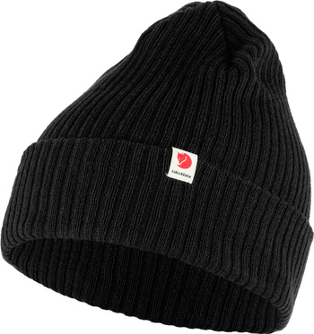 Pletená čepice Fjallraven Rib Hat - Black
