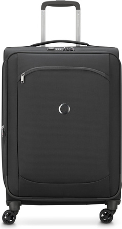 Střední rozšiřitelný kufr Delsey Montmartre Air 2.0 68 cm – černý