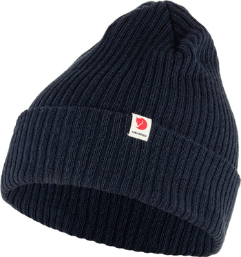 Pletená čepice Fjallraven Rib Hat - Dark navy