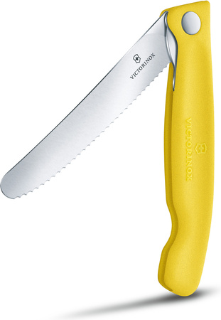 Skládací kuchyňský nůž Swiss Classic Victorinox Žlutý