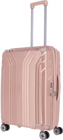 Rozšiřitelný střední kufr Travelite Elvaa 66 cm Růžový