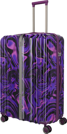 Velký kufr Travelite Lascana 76 cm Purple Swirl