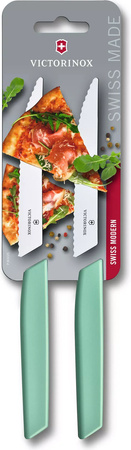 Sada 2x Stolní nůž Victorinox Swiss Modern 12 cm Mátový