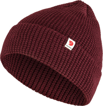 Pletená čepice Fjallraven Tab Hat - Dark garnet