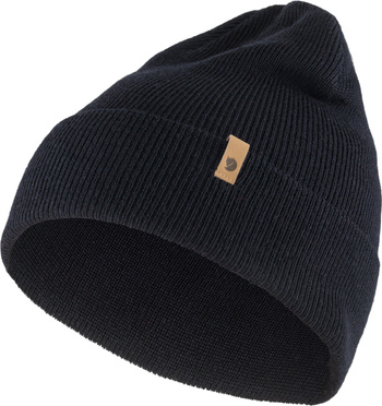 Vlněná čepice Fjallraven Classic Knit Hat - dark navy