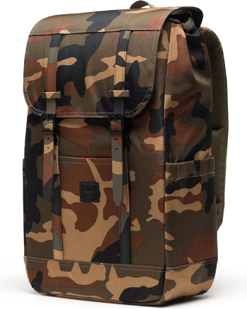 Batoh Herschel Retreat 23L – Woodland camo/black label