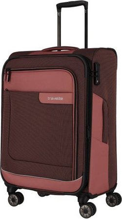 Střední kufr Travelite Viia 67 cm Růžový