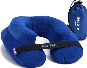 Nafukovací cestovní polštář za krk Cabeau Air TNE - Royal Blue