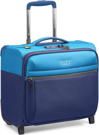 Malý kabinový kufr Delsey Brochant 3 38 cm – modrý
