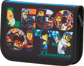 Skládací penál s vybavením LEGO Ninjago City Police Adventure