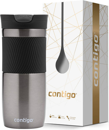 Termohrnek Contigo Byron 470 ml - Stainless Steel + krabička