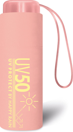 Manuální deštník Happy Rain Ultra Mini Flat UV Protect Flamingo 45305