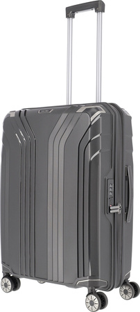 Rozšiřitelný střední kufr Travelite Elvaa 66 cm Černý