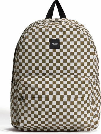 Studentský batoh Vans Old Skool Check - Olive brown