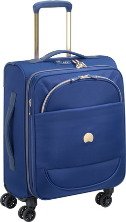 Kabinový kufr rozšiřitelný Delsey Montrouge 55 cm SLIM Modrý