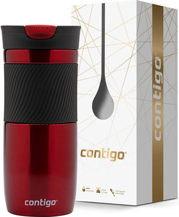 Termohrnek Contigo Byron 470 ml - Červený + Krabička