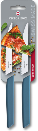 Sada 2x jídelní nůž Victorinox Swiss Modern 12 cm – černý