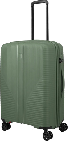 Střední kufr Travelite Air Stripe 66 cm Green