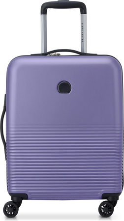 Kabinový tvrdý kufr Delsey Marina 55 cm – levandulový