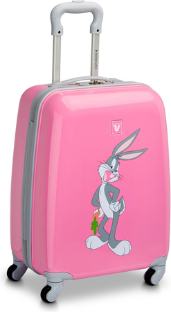 Kabinové zavazadlo Roncato Looney Tunes Bugs Bunny 50 cm – Růžové